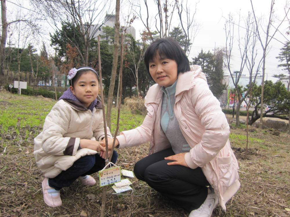 아차산 고구려 가족나무 숲 확대 조성2