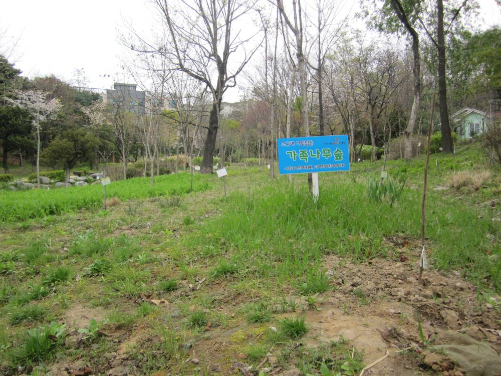 아차산 고구려 가족나무 숲 확대 조성