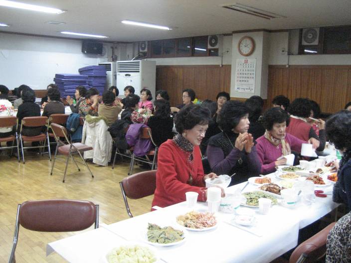 2009 자치회관 노래교실 송년회 한 컷!!!