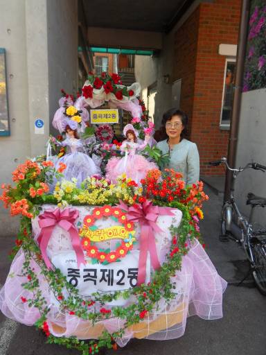 고구려축제 퍼레이드 꽃수레