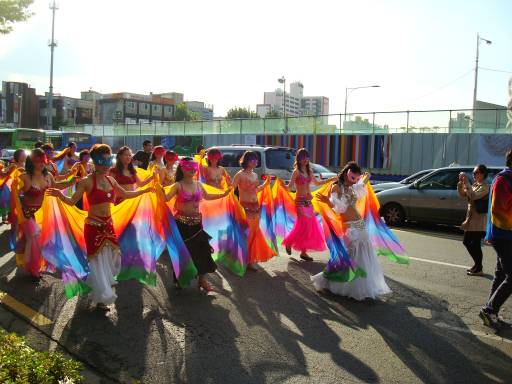 아차산고구려축제 거리퍼레이드(밸리댄스팀)
