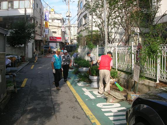 자양초등학교 주변 환경정비 