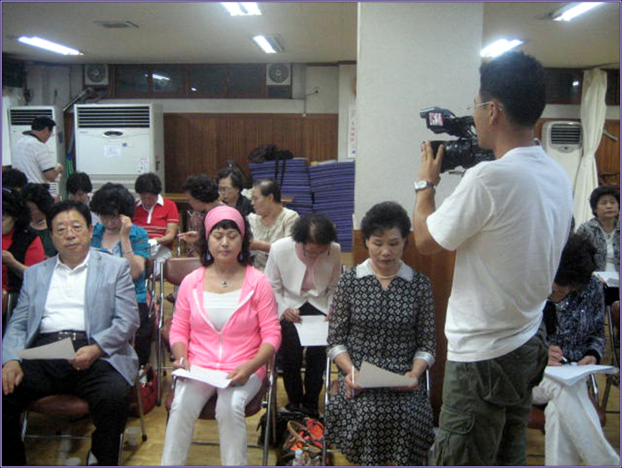 MBC에서 노래교실 촬영하다(09.09.03)