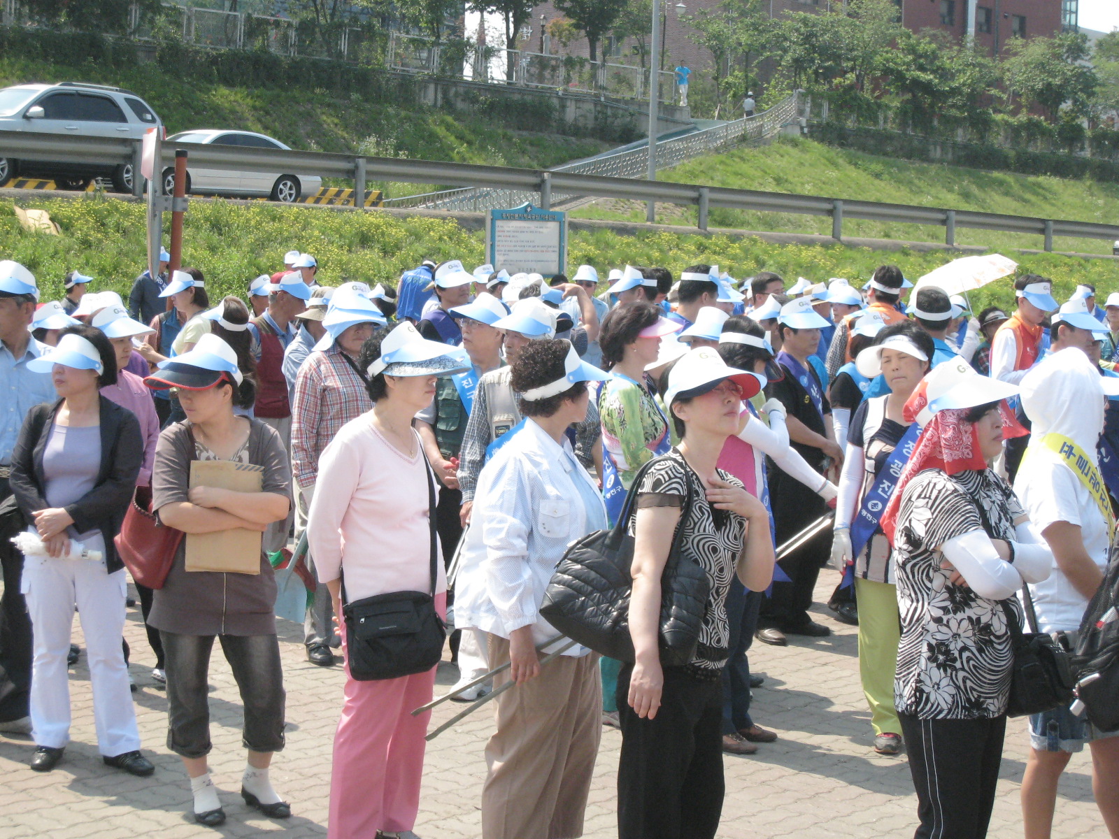 중랑천 살리기 운동 실시 