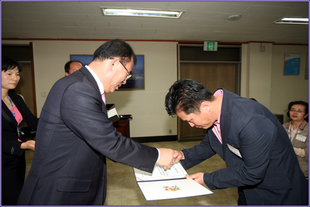 통장 수여식(3통)