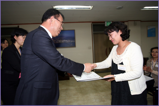 통장 수여식(10통)