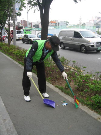 청정광진캠페인(능동단체및직원)활동모습