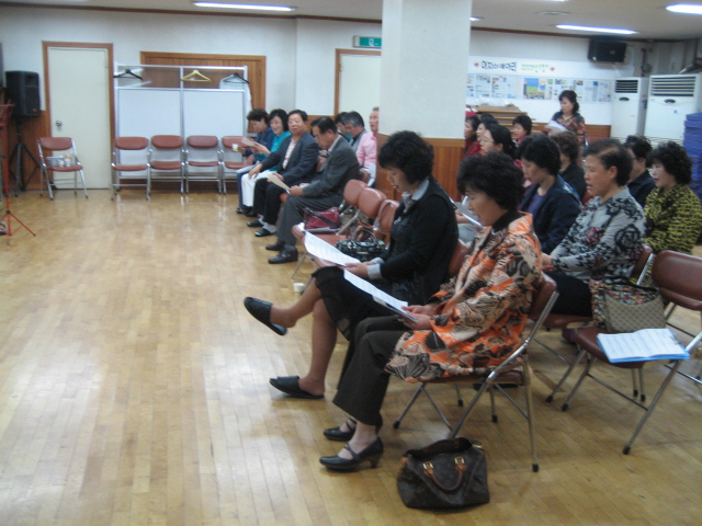 지금은 노래교실 열풍~