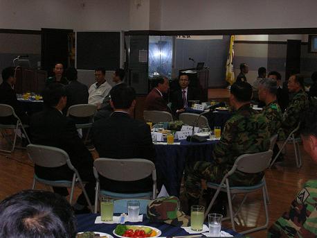 제57사단장 방문(2008.10.22)