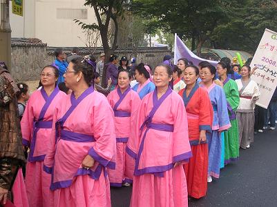 2008 고구려축제 거리퍼레이드(여인행렬)