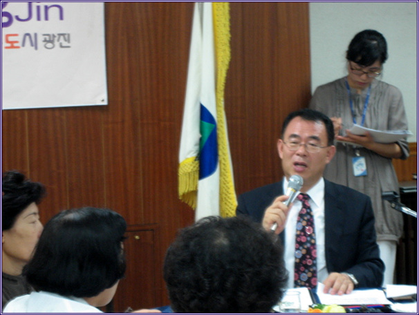 현장민원 청취를 위한 반장과의 간담회(2008. 09. 24) 