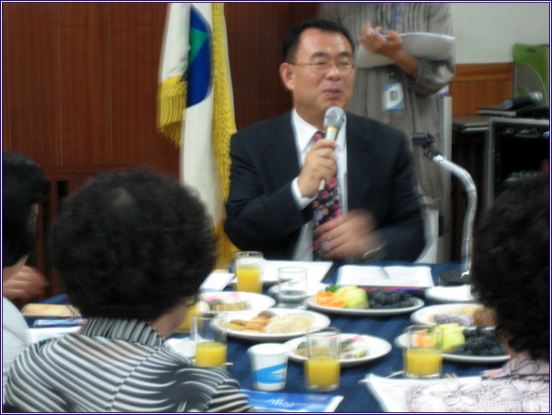 현장민원 청취를 위한 반장과의 간담회(2008. 09. 24) 