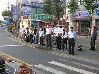 자양사거리 서울차없는날 사전홍보캠페인 