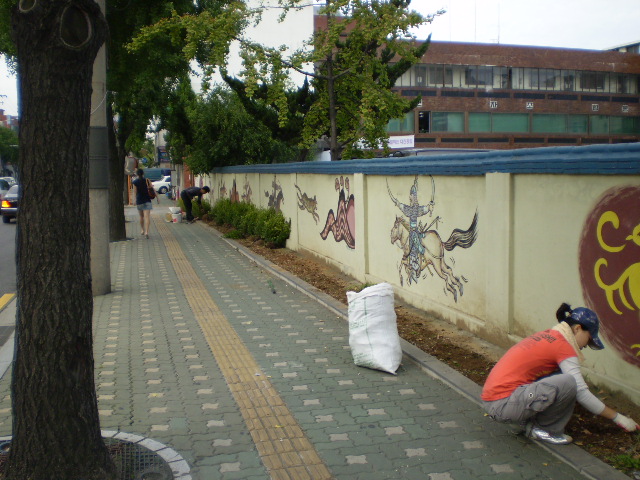 환경정비(묘목식재)-전