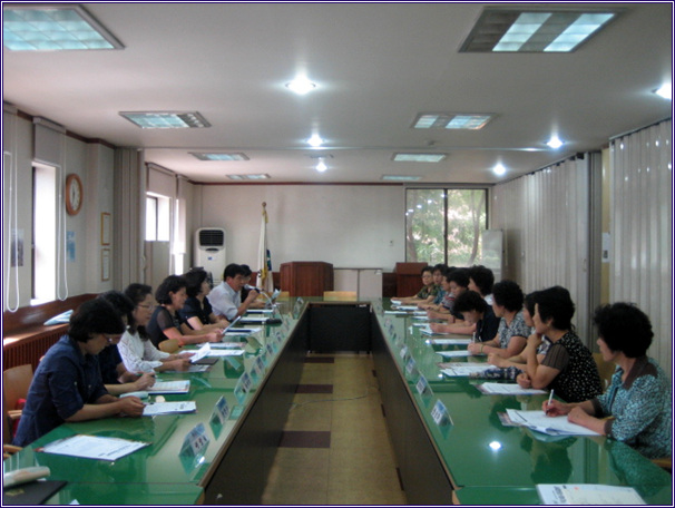 새마을부녀회 월례회의(2008. 09. 08) 