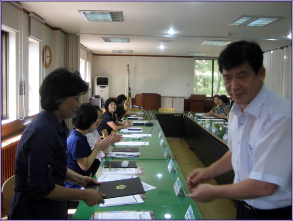 새마을부녀회 월례회의(2008. 09. 08) 