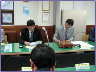 주민자치위원회월례회의(08.08.20)