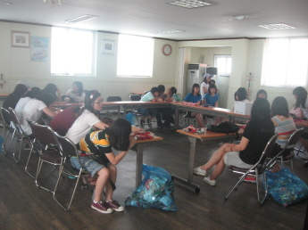 학생봉사단 운영(8.13) 