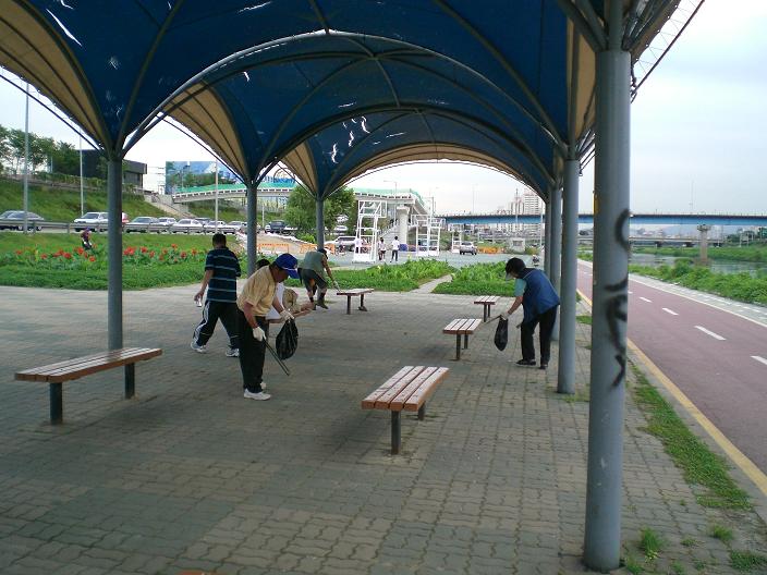 중랑천 환경정화 활동