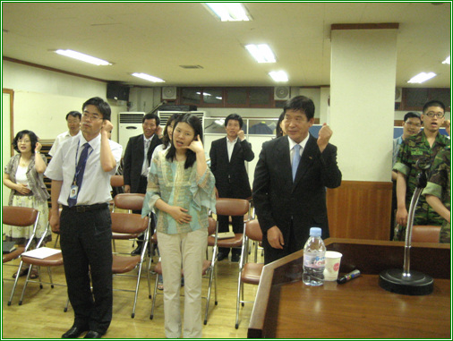 김진익 교수 초청 직원 친절교육 (2008년 6월 11일)