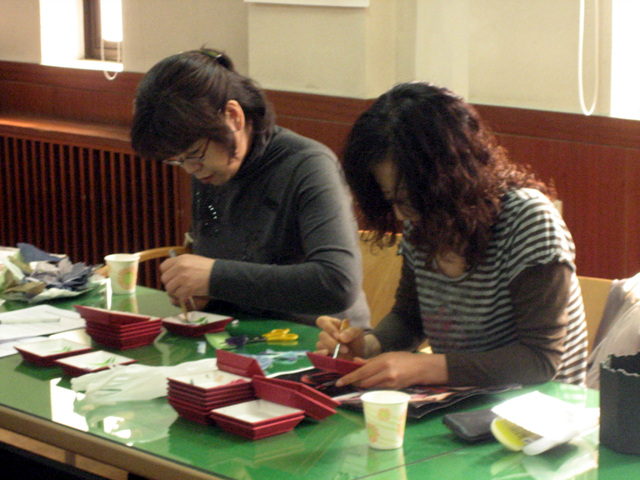  구의3동 주민자치센터 한지그림공예반 소개 