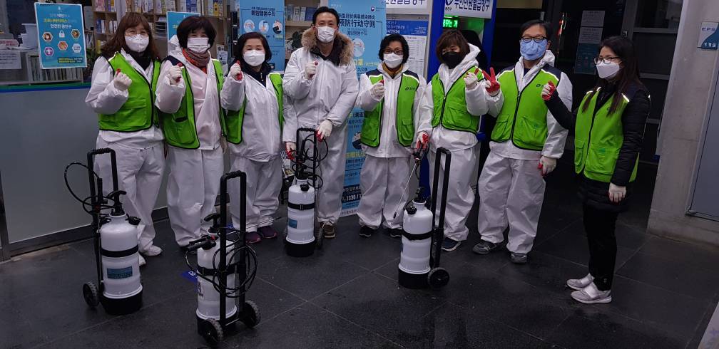 코로나19 관련 다중이용시설 방역활동