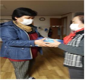 구의2동 경로당 마스크 배부