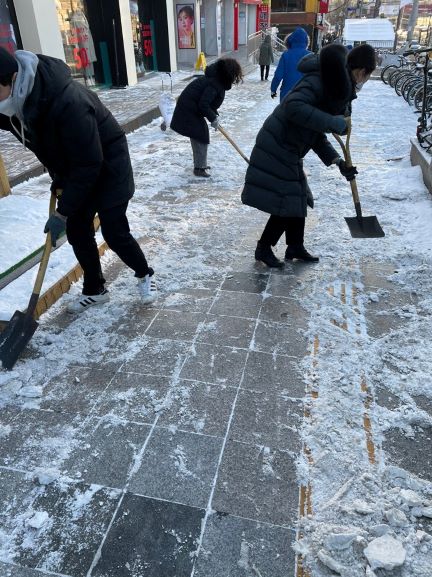 구의제2동 1차 제설작업