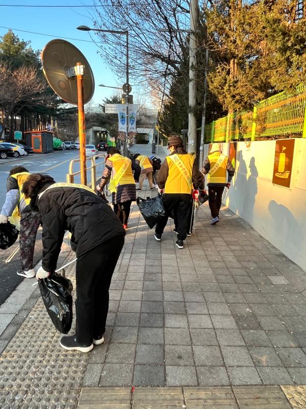 주민과 함께하는 골목청소(2월)