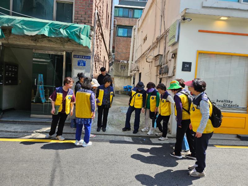 중곡4동 자율방재단 자율청소