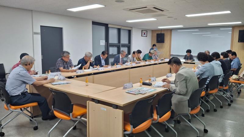 중곡1동 주민자치회 월례회의 개최
