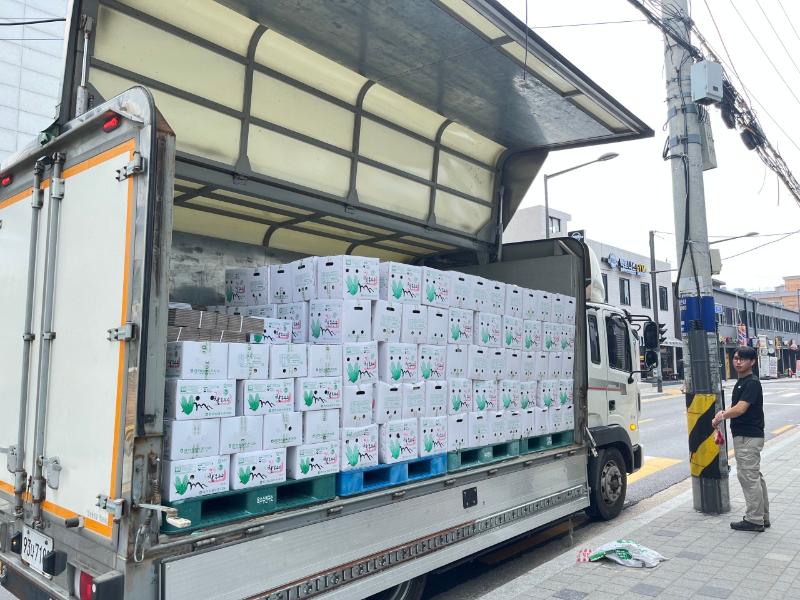 주민자치회 동 특화사업 '홍천군 두촌면 찰옥수수 직거래 판매(자매결연지 교류 활성)'